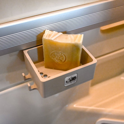 SEO. The Basket – Magnetic Shower Basket – Offrotie 3D Printed – Portable for Vanlife - Stone Beige Linkreich