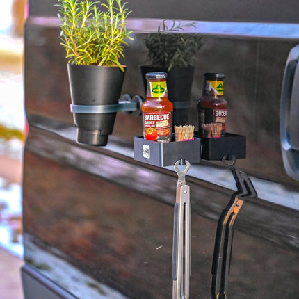 SEO. The Basket – Magnetic Shower Basket – Offrotie 3D Printed – Portable for Vanlife - Anthracite Linkreich