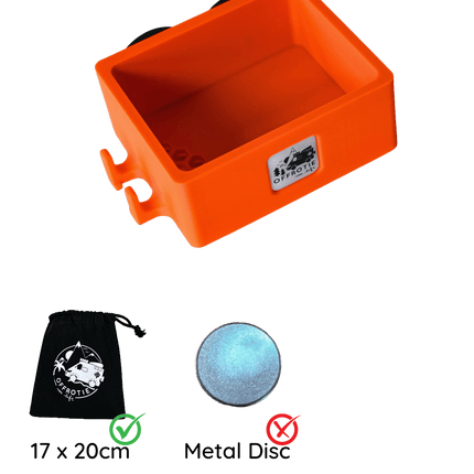 SEO. The Basket – Magnetic Shower Basket – Offrotie 3D Printed – Portable for Vanlife - Neon Orange - Limited Linkreich