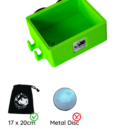 SEO. The Basket – Magnetic Shower Basket – Offrotie 3D Printed – Portable for Vanlife - Neon Green - Limited Linkreich