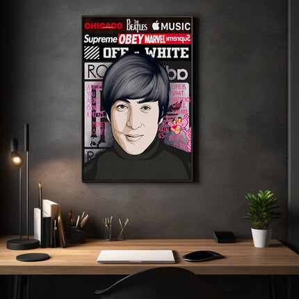 The Beatles 2 - Leinwandbild Pop Art (Canvas) kaufen bei Linkreich – Jetzt entdecken!