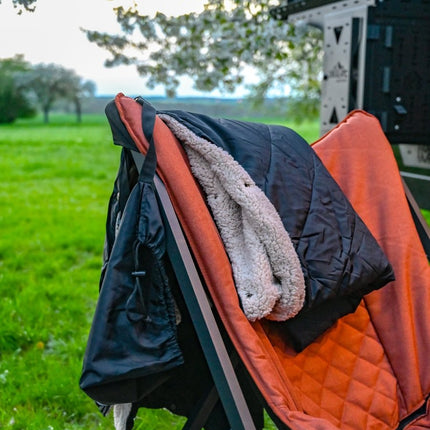 SEO. The Blanket - Offrotie Cuddly Warm Blanket - Soft and Sustainable for Vanlife - Gray-Blue Linkreich