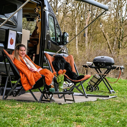 SEO. The Blanket - Offrotie Cuddly Warm Blanket - Soft and Sustainable for Vanlife - Gray-Blue Linkreich