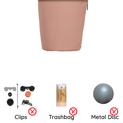 SEO. The Flextrash Waste Bin - Medium 5 liters - Portable for Vanlife - Vintage Pink Linkreich