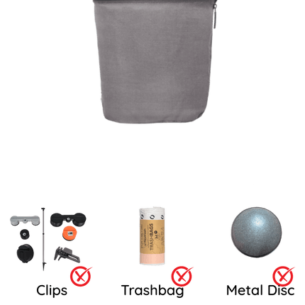 SEO. The Flextrash Waste Bin - Medium 5 liters - Portable for Vanlife - Graceful Grey Linkreich