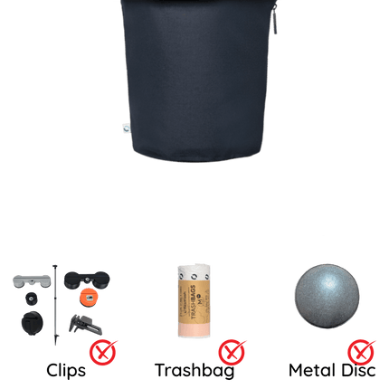 SEO. The Flextrash Waste Bin - Medium 5 liters - Portable for Vanlife - Navy Blue Linkreich