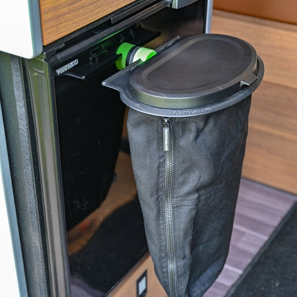 SEO. The Flextrash Waste Bin - Medium 5 liters - Portable for Vanlife - Boldly Black Linkreich