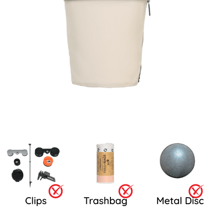 SEO. The Flextrash Waste Bin - Medium 5 liters - Portable for Vanlife - Casual Creme Linkreich