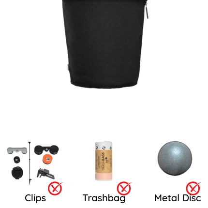 SEO. The Flextrash Waste Bin - Medium 5 liters - Portable for Vanlife - Boldly Black Linkreich