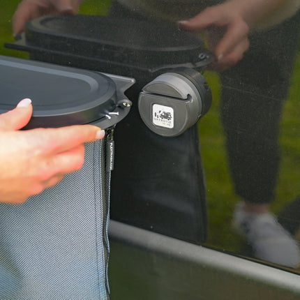 SEO. The Flextrash Waste Bin - Medium 5 liters - Portable for Vanlife - Casual Creme Linkreich