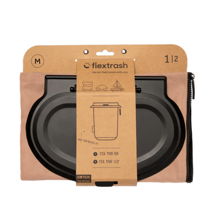 SEO. The Flextrash Waste Bin - Medium 5 liters - Portable for Vanlife - Navy Blue Linkreich