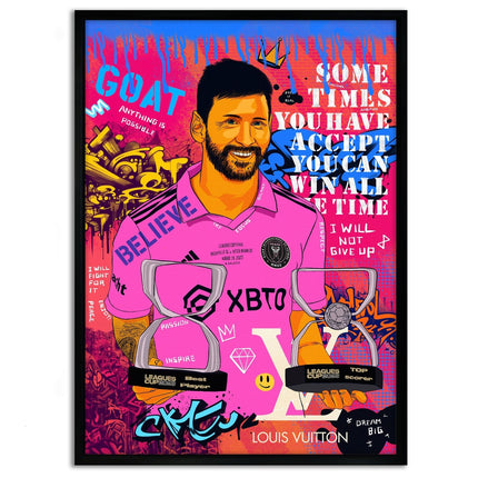 The Goat - Leinwandbild Pop Art (Canvas) kaufen bei Linkreich – Jetzt entdecken!