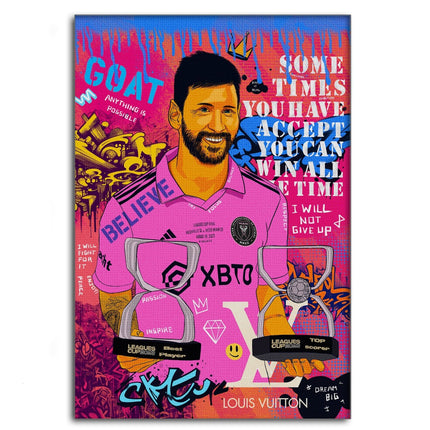 The Goat - Leinwandbild Pop Art (Canvas) kaufen bei Linkreich – Jetzt entdecken!