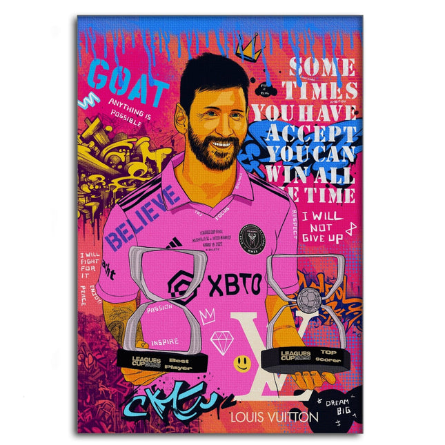 The Goat - Leinwandbild Pop Art (Canvas) kaufen bei Linkreich – Jetzt entdecken!