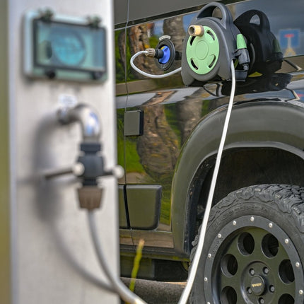 SEO. The Mini Hose Bag - Magnetic Hose Reel - Offrotie - 70% Recycled Plastic - Mint Green Linkreich