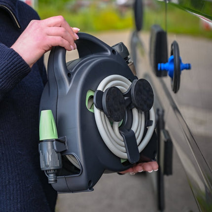SEO. The Mini Hose Bag - Magnetic Hose Reel - Offrotie - 70% Recycled Plastic - Mint Green Linkreich