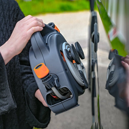 SEO. The Mini Hose Bag - Magnetic Hose Reel - Offrotie - Portable for Vanlife - Classic Linkreich