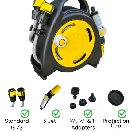 SEO. The Mini Hose Bag - Magnetic Hose Reel - Offrotie - Portable for Vanlife - Classic Linkreich