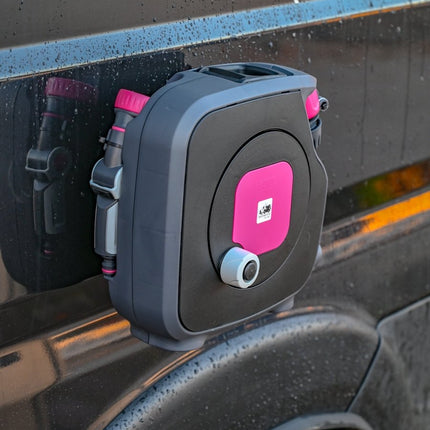 SEO. The Mini Hose Bag - Magnetic Hose Reel - Offrotie - Portable for Vanlife - Modern Linkreich