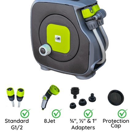 SEO. The Mini Hose Bag - Magnetic Hose Reel - Offrotie - Portable for Vanlife - Modern Linkreich
