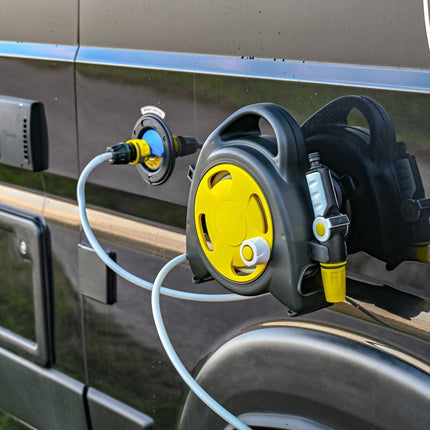 SEO. The Mini Hose Bag - Magnetic Hose Reel - Offrotie - Portable for Vanlife - Classic Linkreich