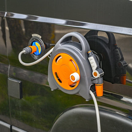 SEO. The Mini Hose Bag - Magnetic Hose Reel - Offrotie - Portable for Vanlife - Classic Linkreich