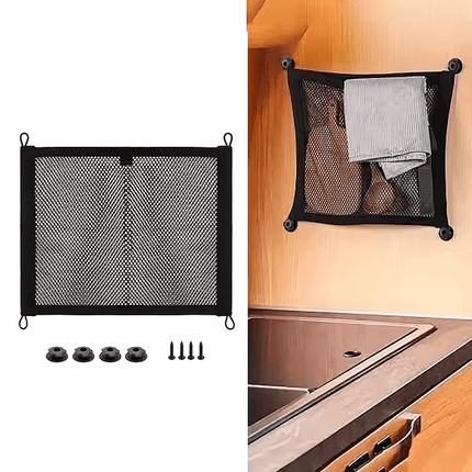 SEO. The Net Magnetic - Offrotie Storage Pocket | Cargo Net Organizer Kit - Screw Linkreich