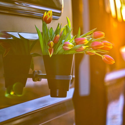 SEO. The Pot Holder and Flower Pot Kit Magnetic – Offrotie 3D Printed – Portable for Vanlife - Black Linkreich