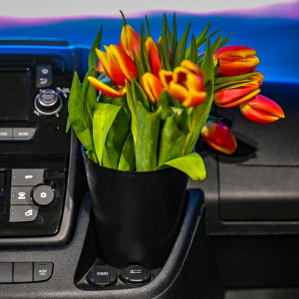 SEO. The Pot Holder and Flower Pot Kit Magnetic – Offrotie 3D Printed – Portable for Vanlife - Black Linkreich