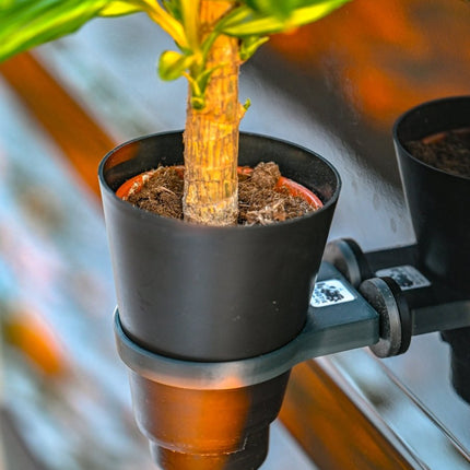 SEO. The Pot Holder and Flower Pot Kit Magnetic – Offrotie 3D Printed – Portable for Vanlife - Anthracite Linkreich