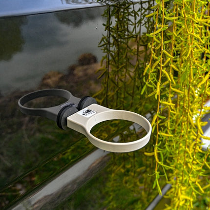 SEO. The Ring – Magnetic Plant Holder ø100mm – Offrotie 3D Printed – Portable for Vanlife - Stone Beige Linkreich