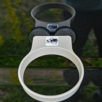 SEO. The Ring – Magnetic Plant Holder ø100mm – Offrotie 3D Printed – Portable for Vanlife - Stone Beige Linkreich