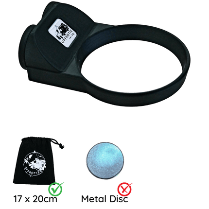 SEO. The Ring – Magnetic Plant Holder ø100mm – Offrotie 3D Printed – Portable for Vanlife - Black Linkreich