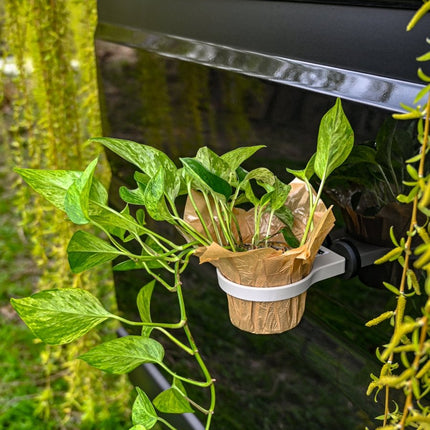 SEO. The Ring – Magnetic Plant Holder ø100mm – Offrotie 3D Printed – Portable for Vanlife - Stone Beige Linkreich