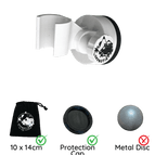 Ivory White - Black Magnet