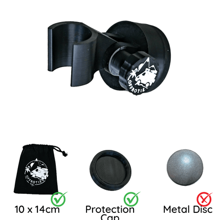 SEO. The Shower Holder Magnetic - Offrotie 3D Printed - Portable for Vanlife - Black Linkreich