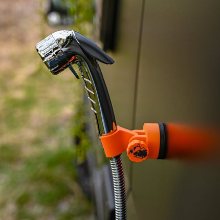 SEO. The Shower Holder Magnetic - Offrotie 3D Printed - Portable for Vanlife - Neon Orange - Limited Linkreich