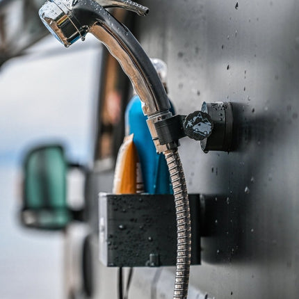 SEO. The Shower Holder Magnetic - Offrotie 3D Printed - Portable for Vanlife - Black Linkreich