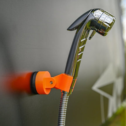 SEO. The Shower Holder Magnetic - Offrotie 3D Printed - Portable for Vanlife - Neon Orange - Limited Linkreich