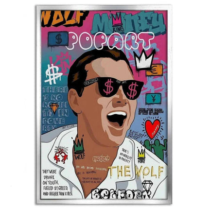 The Wolf - Jordan Belfort - Leinwandbild Pop Art (Canvas) kaufen bei Linkreich – Jetzt entdecken!