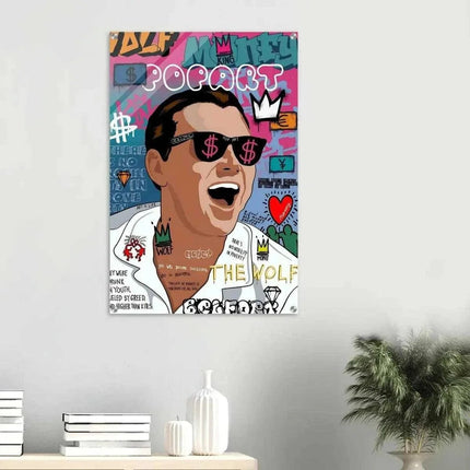 The Wolf - Jordan Belfort - Leinwandbild Pop Art (Canvas) kaufen bei Linkreich – Jetzt entdecken!