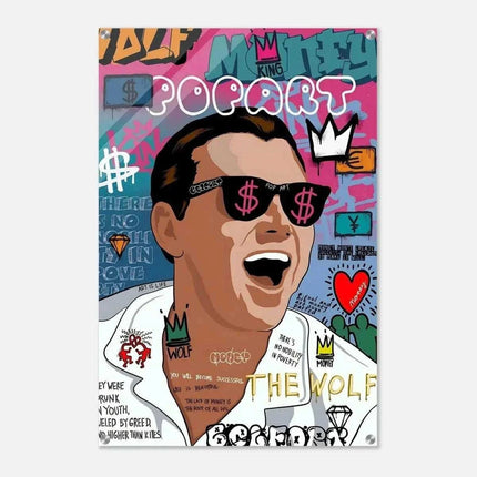 The Wolf - Jordan Belfort - Leinwandbild Pop Art (Canvas) kaufen bei Linkreich – Jetzt entdecken!