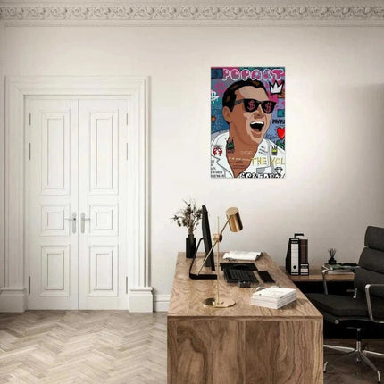 The Wolf - Jordan Belfort - Leinwandbild Pop Art (Canvas) kaufen bei Linkreich – Jetzt entdecken!