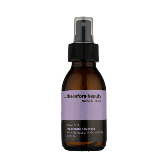 toner 001 —  Hydratisierung und Beruhigung für Haut + Haar nach der Reinigung