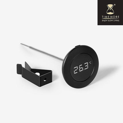 Timemore Digital-Thermometer mit Klemme – LCD, -20 bis 120 °C