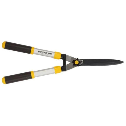 Heckenschere – Gartenschere Aluminium – 60cm – Teleskop & Wellenschnitt – Verstellbare Griffe – Für Hecken & Sträucher