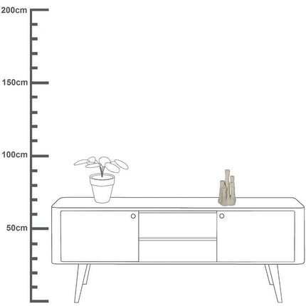 Blumenhalter Koraal – Ecru – Keramik Vase in Korallenform – Dekorativer Blumenhalter für Trockenblumen & Zweige – Maße 18×18×30 cm