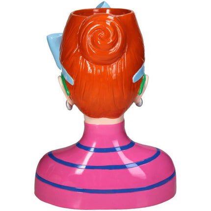 Vase Fashion Lady 'Larissa' – 30 cm – Polyresin – Modedesign – Dekorative Kunstvase für Wohnzimmer, Tisch & Fensterbank