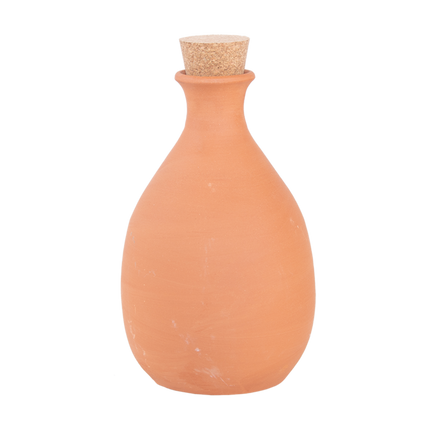 Bewässerungssystem Olla S – Terrakotta Pflanztopf zur Wasserspeicherung – 15,2x26,5cm – Effiziente, natürliche Bewässerung für Garten & Balkon – Spart bis zu 70 % Wasser