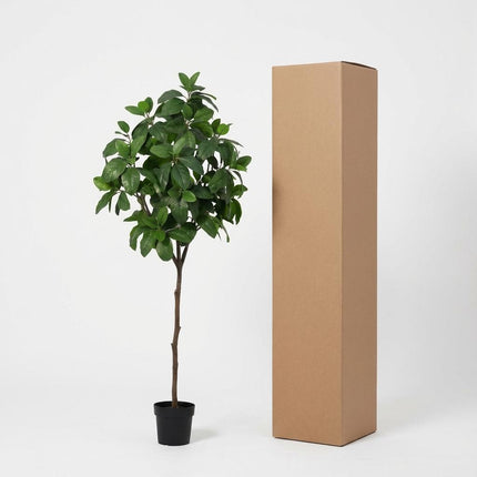 Magnolia Kunstpflanze 190cm – Große Magnolienbaum Deko Pflanze – Pflegefreie Zimmerpflanze für Wohnzimmer Büro & Empfangsbereich